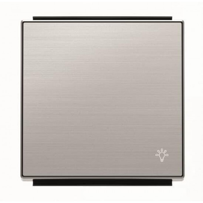 Μετώπη 1 Πλήκτρου Με Σύμβολο Φως Ατσάλι 8504.2AI Sky ABB