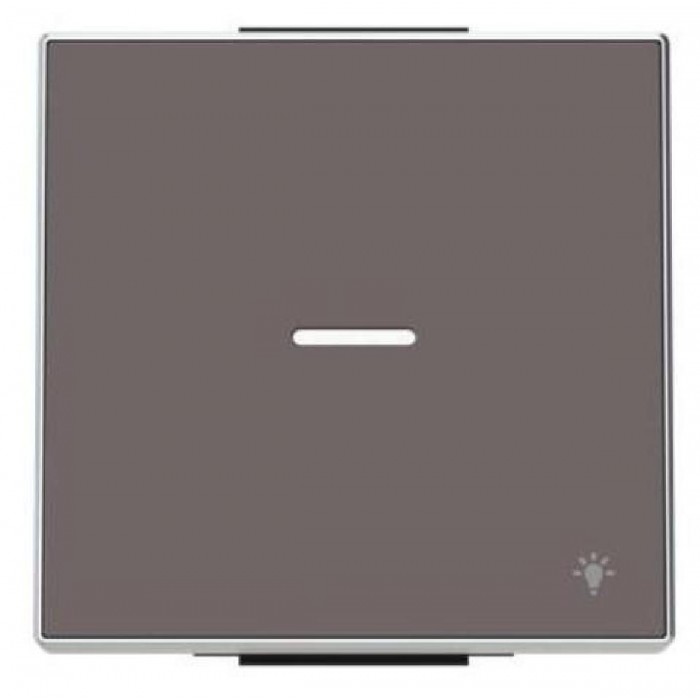 Μετώπη 1 Πλήκτρου Για Φωτεινή Λειτουργία Και Σύμβολο Φως Taupe 8504.4TP Sky ABB