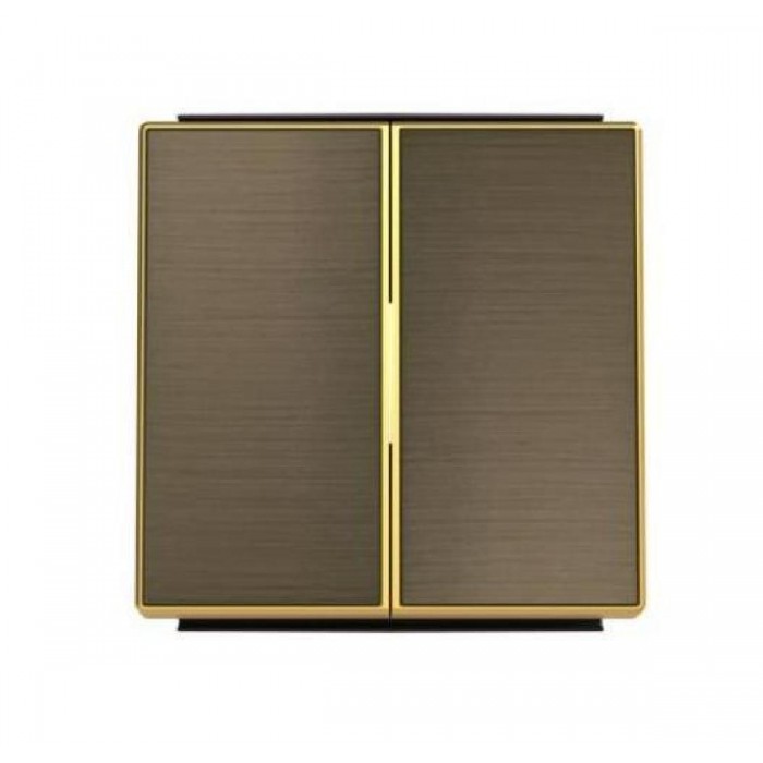 Μετώπη 2 Πλήκτρων Χρυσό 8511OE Sky ABB
