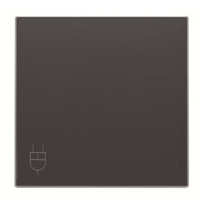 Μετώπη Πρίζας Σουκο Με Καπάκι Μαύρο Soft 8588.1NS Sky ABB