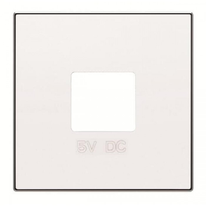 Μετώπη Πρίζας Διπλής USB Λευκό Soft 8585BL Sky ABB