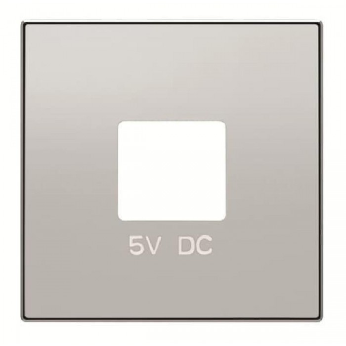 Μετώπη Πρίζας Διπλής USB Αλουμίνιο 8585PL Sky ABB