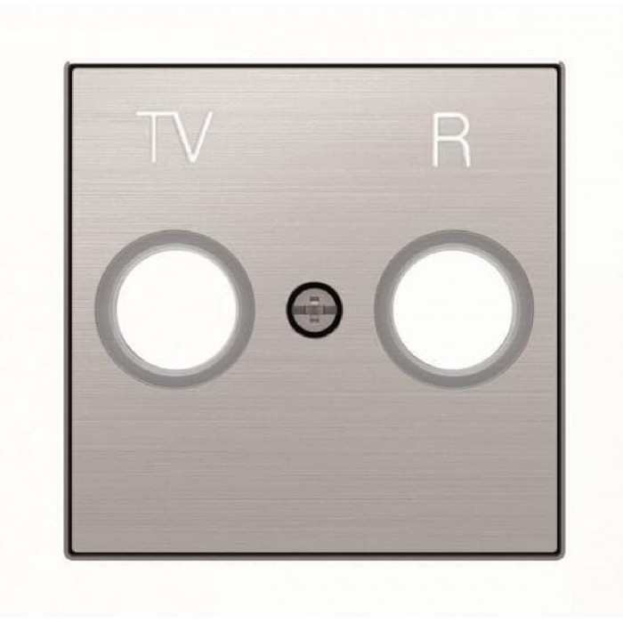 Μετώπη Πρίζας TV-R Ατσάλι 8550AI Sky ABB