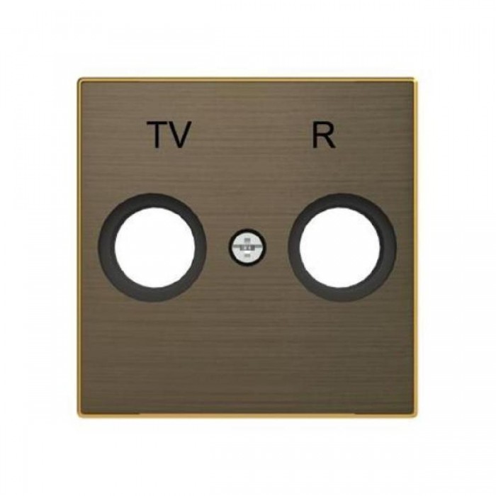 Μετώπη Πρίζας TV-R Χρυσό 8550OE Sky ABB
