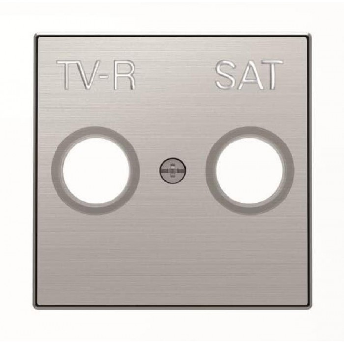 Μετώπη Πρίζας TV/R-SAT Ατσάλι 8550.1AI Sky ABB