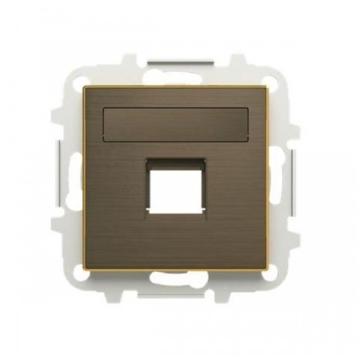 Μετώπη Πρίζας Τηλεφώνου ή Data Χρυσό 8518.1OE Sky ABB