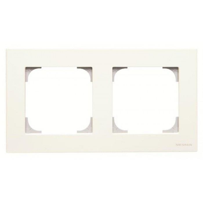Πλαίσιο 2 Θέσεων Λευκό 8572.1BL Sky ABB