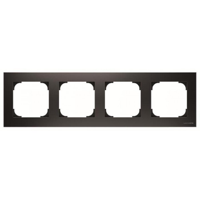 Πλαίσιο 4 Θέσεων Μαύρο Soft 8574NS Sky ABB