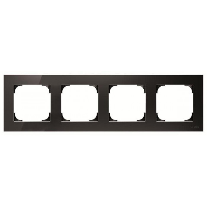 Πλαίσιο 4 Θέσεων Μαύρο Γυαλί 8574CN Sky ABB