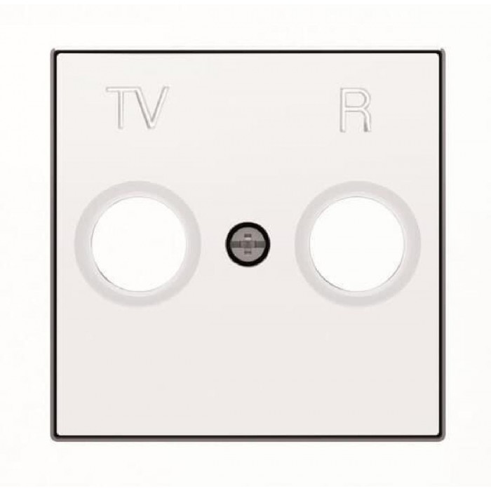 Μετώπη Πρίζας TV-R Λευκό 8550BE Sky ABB
