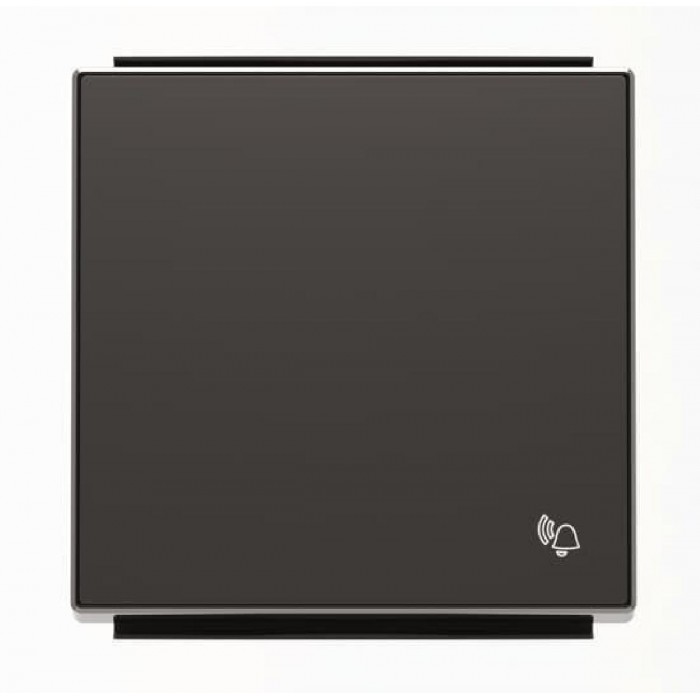 Μετώπη 1 Πλήκτρου Με Σύμβολο Κουδούνι Μαύρο 8504NE Sky ABB