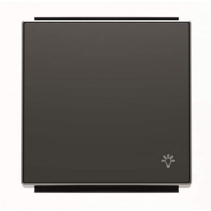 Μετώπη 1 Πλήκτρου Με Σύμβολο Φως Μαύρο 8504.2NE Sky ABB