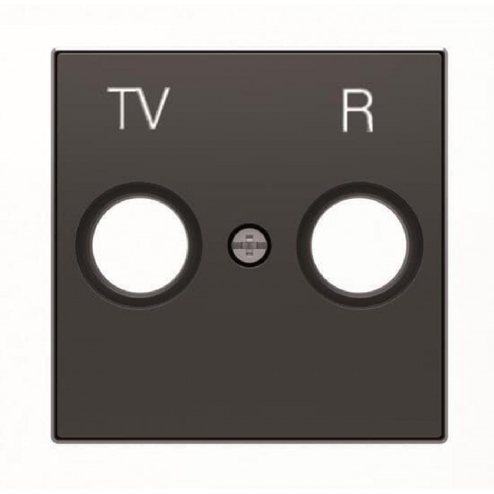 Μετώπη Πρίζας TV-R Μαύρο 8550NE Sky ABB