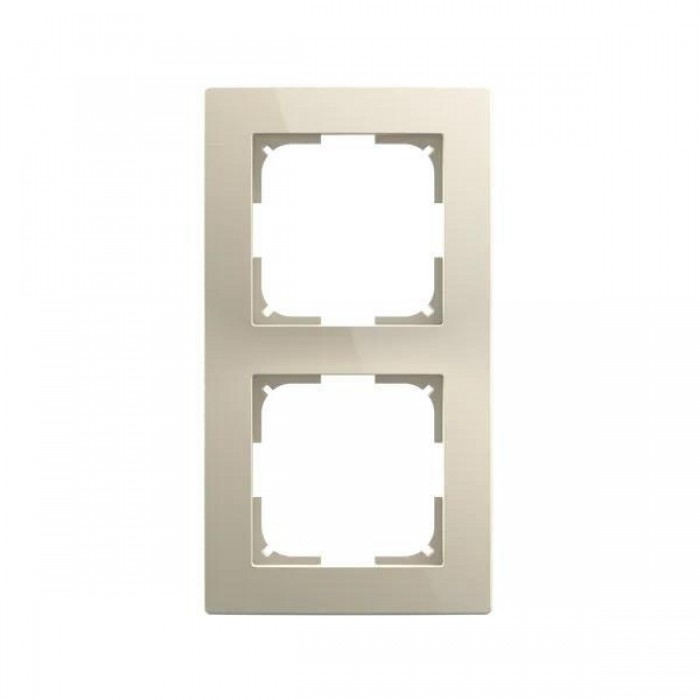 Πλαίσιο 2 Θέσεων Κρεμ 2512-922-507 Basic55 ABB