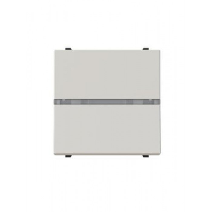 Διακόπτης Απλός 2 Στοιχείων Με Λυχνία Dune Zenit N2101.51 DN ABB