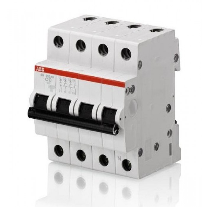 Αυτόματη Ασφάλεια 3P+N C 6A 6kA SH203-C6NA ABB