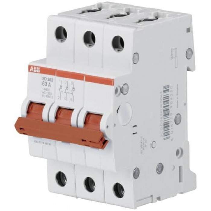 Διακόπτης Ράγας 3P 25A SD203/25 ABB