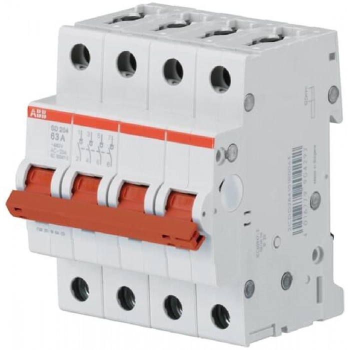 Διακόπτης Ράγας 4P 40A SD204/40 ABB