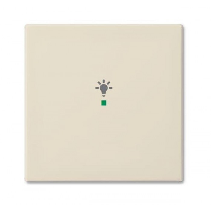 Μετώπη KNX 1 Πλήκτρου Με Σύμβολο Φώς Κρέμ SRL-1-92 Free@home Basic55 ABB