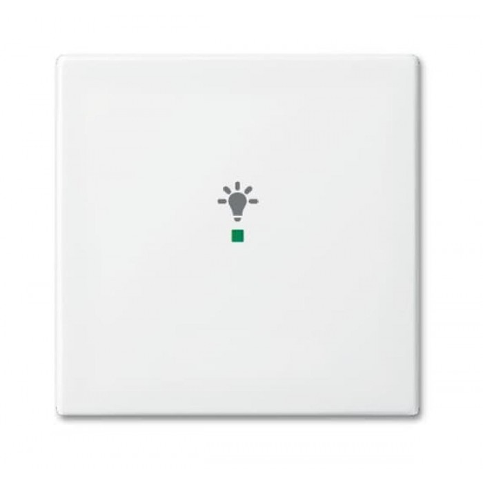 Μετώπη KNX 1 Πλήκτρου Με Σύμβολο Φώς Λευκό SRL-1-94 Free@home Basic55 ABB