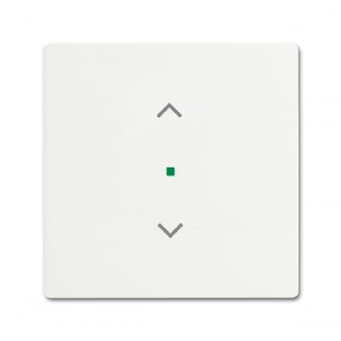 Μετώπη KNX 1 Πλήκτρου Με Σύμβολο Ρολλά Λευκό Soft SRB-1-884 Free@home ABB