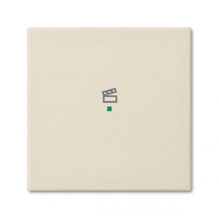 Μετώπη KNX 1 Πλήκτρου Με Σύμβολο Σενάριο Κρέμ SRS-1-92 Free@home Basic55 ABB