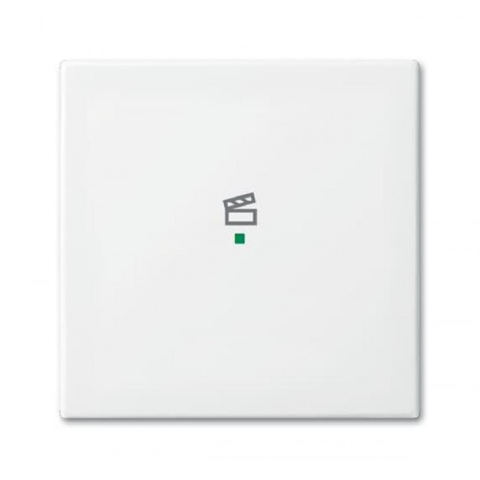 Μετώπη KNX 1 Πλήκτρου Με Σύμβολο Σενάριο Λευκό SRS-1-94 Free@home Basic55 ABB
