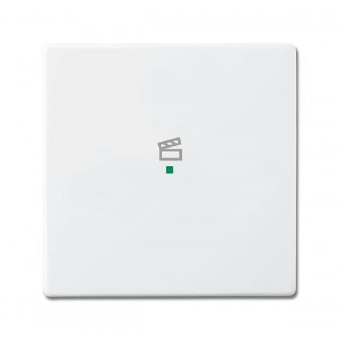 Μετώπη KNX 1 Πλήκτρου Με Σύμβολο Σενάριο Λευκό SRS-1-84 Free@home ABB
