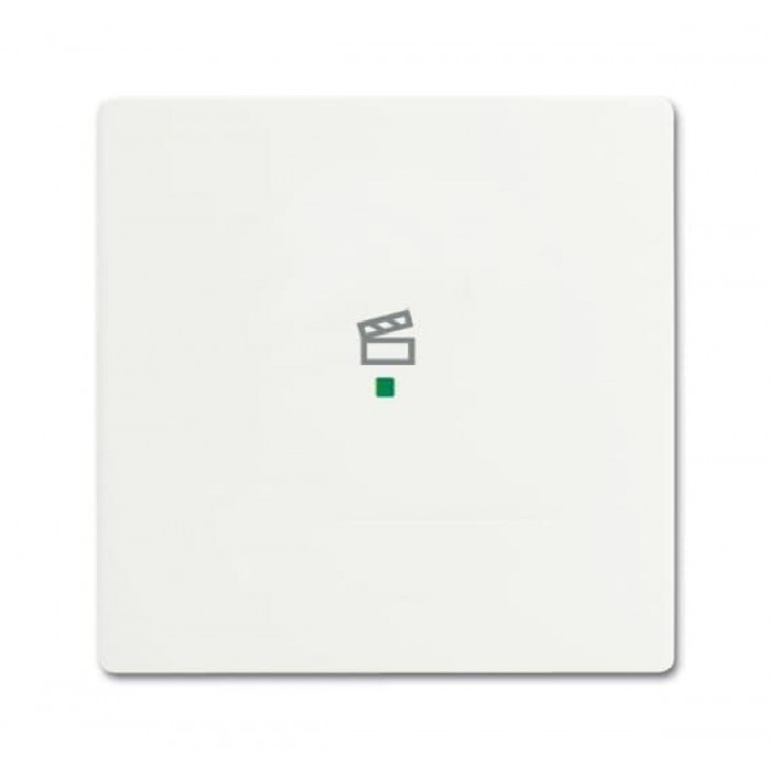 Μετώπη KNX 1 Πλήκτρου Με Σύμβολο Σενάριο Λευκό Soft SRS-1-884 Free@home ABB