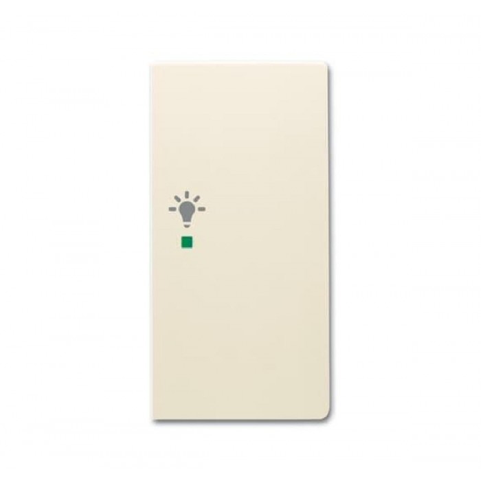 Μετώπη KNX 1/2 Πλήκτρου Με Σύμβολο Φώς Δεξί Κρέμ SRL-2-R-82 Free@home ABB