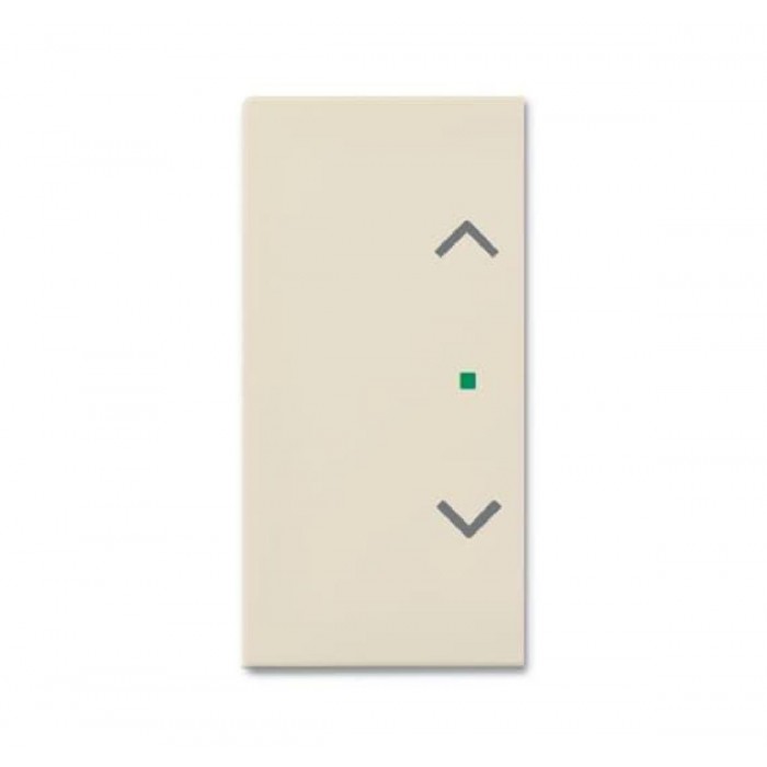 Μετώπη KNX 1/2 Πλήκτρου Ρολών Κρέμ SRB-2-92 Free@home Basic55 ABB