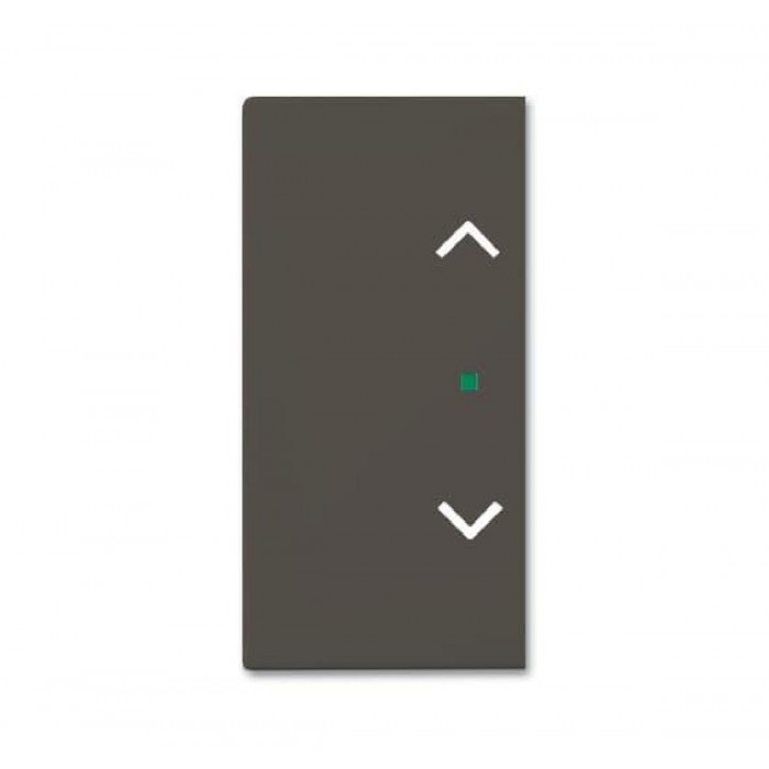 Μετώπη KNX 1/2 Πλήκτρου Ρολών Μαύρο SRB-2-95 Free@home Basic55 ABB