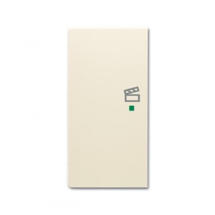 Μετώπη KNX 1/2 Πλήκτρου Με Σύμβολο Σενάριο Αριστερό Κρέμ SRS-2-L-82 Free@home ABB
