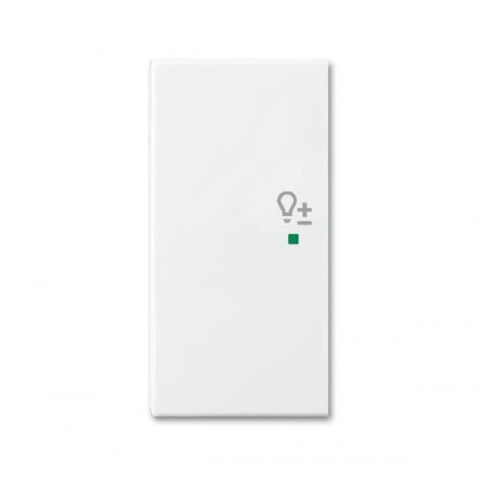 Μετώπη KNX 1/2 Πλήκτρου Dimmer Αριστερό Λευκό SRD-2-L-94 Free@home Basic55 ABB