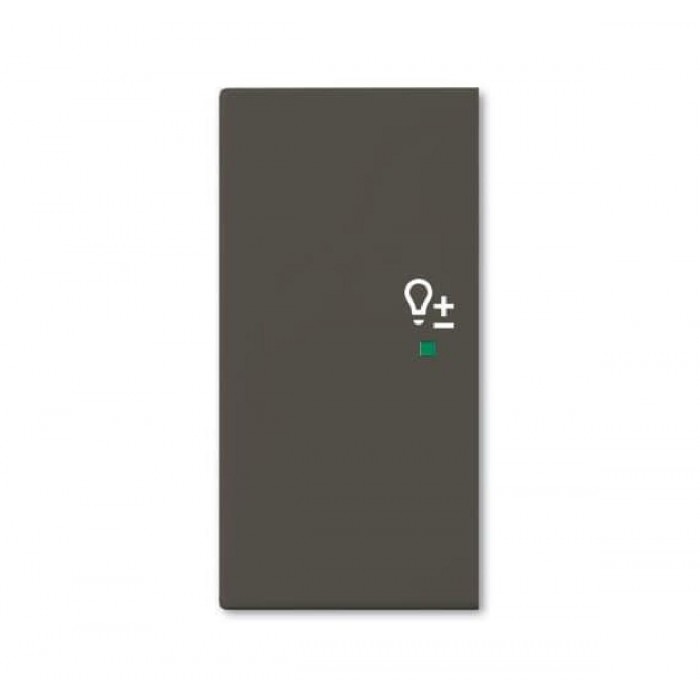 Μετώπη KNX 1/2 Πλήκτρου Dimmer Αριστερό Μαύρο SRD-2-L-95 Free@home Basic55 ABB