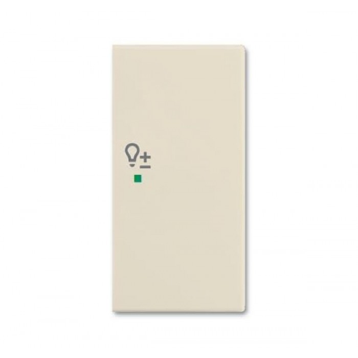 Μετώπη KNX 1/2 Πλήκτρου Dimmer Δεξί Κρέμ SRD-2-R-92 Free@home Basic55 ABB