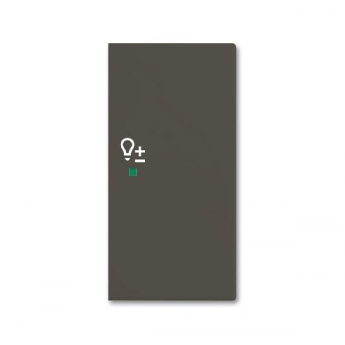 Μετώπη KNX 1/2 Πλήκτρου Dimmer Δεξί Μαύρο SRD-2-R-95 Free@home Basic55 ABB