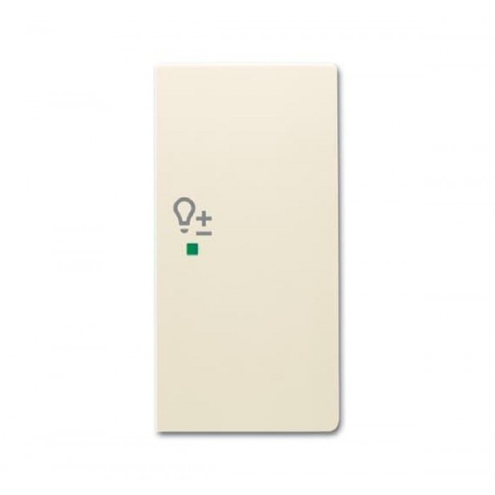 Μετώπη KNX 1/2 Πλήκτρου Dimmer Δεξί Κρέμ SRD-1-R-82 Free@home ABB