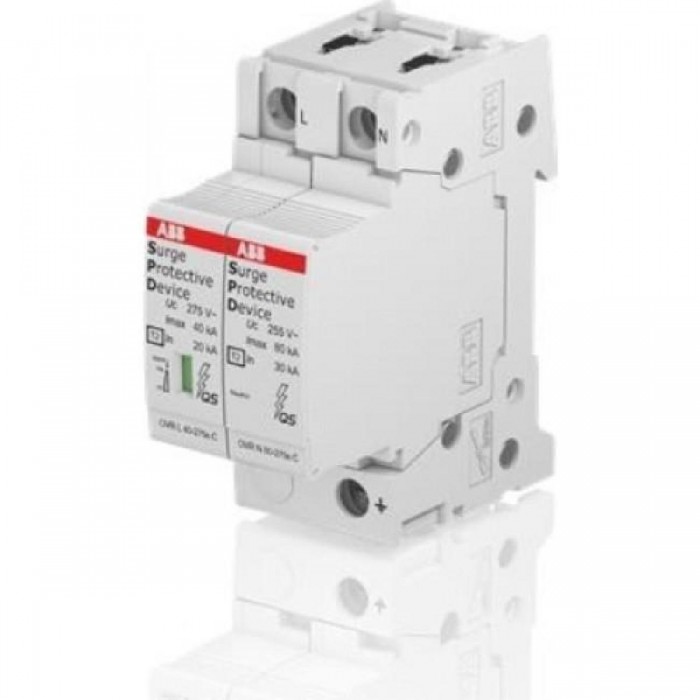 Αντικεραυνικό T1+T2 1P+N 12,5kA/P Με Αποσπώμενα Φυσίγγια(OVR T1-T2 1N 12.5-275s P TS QS)