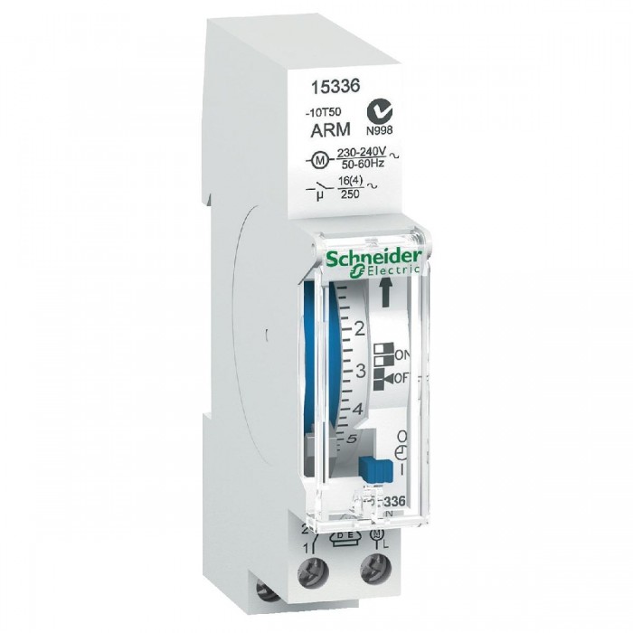 Χρονοδιακόπτης Ημερήσιος Με Εφεδρία 15336 SCHNEIDER ELECTRIC