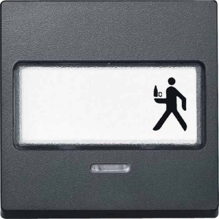 Μετώπη Επιγραφής Φωτεινής Λειτουργίας Ανθρακί 434614 System-M MERTEN