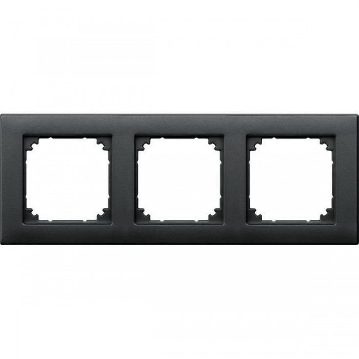 Πλαίσιο 3 Θέσεων Ανθρακί 486314 System-M MERTEN