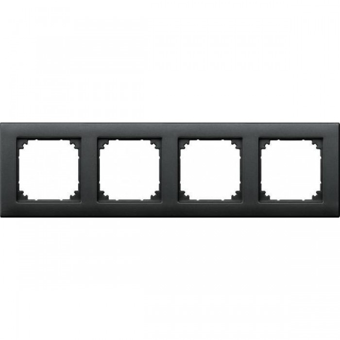 Πλαίσιο 4 Θέσεων Ανθρακί 486414 System-M MERTEN