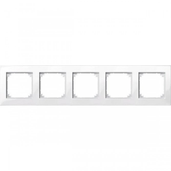 Πλαίσιο 5 Θέσεων Λευκό 515519 System-M MERTEN