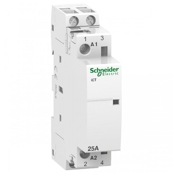 Ρελέ Ισχύος Ράγας 2P 25A 2NO 24VAC A9C20132 SCHNEIDER ELECTRIC