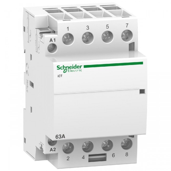 Ρελέ Ισχύος Ράγας 4P 63A 4NO 24VAC A9C20164 SCHNEIDER ELECTRIC