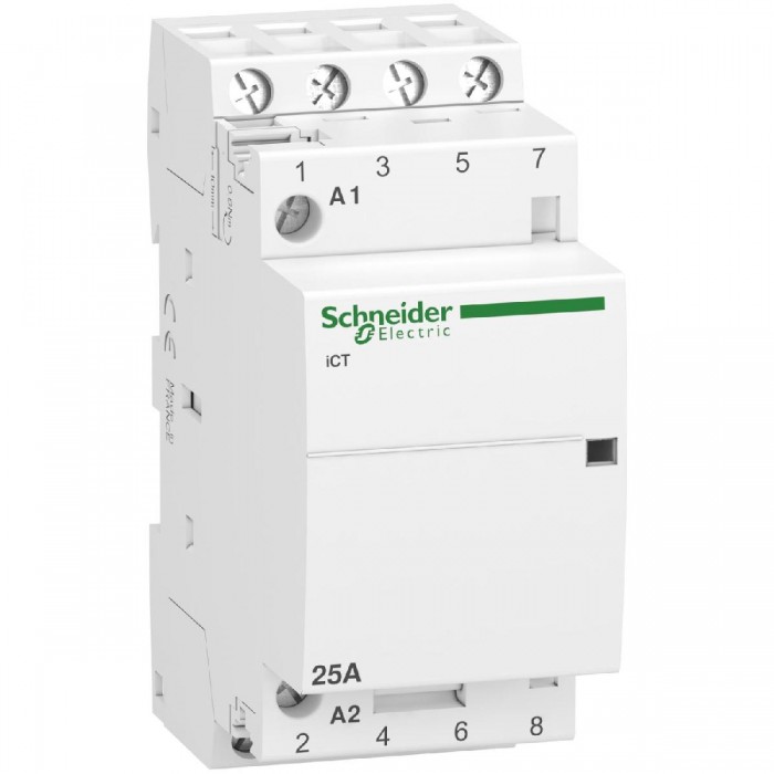 Ρελέ Ισχύος Ράγας 4P 25A 4NO 240VAC A9C20834 SCHNEIDER ELECTRIC