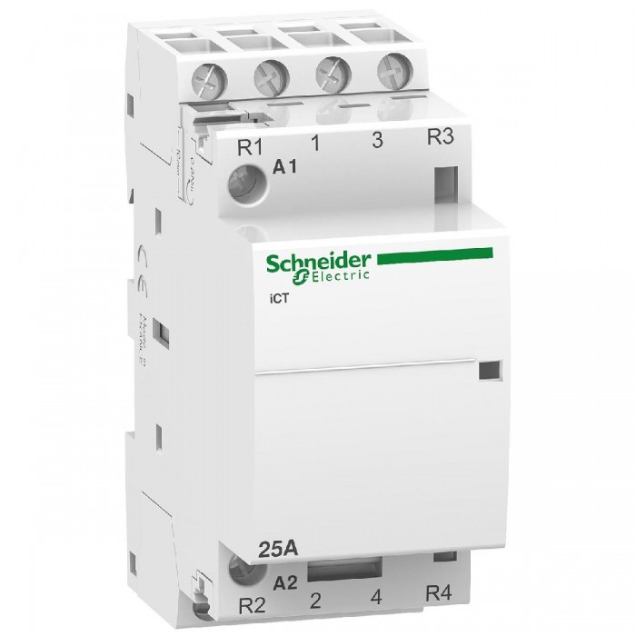 Ρελέ Ισχύος Ράγας 4P 25A 2NO+2NC 240VAC A9C20838 SCHNEIDER ELECTRIC