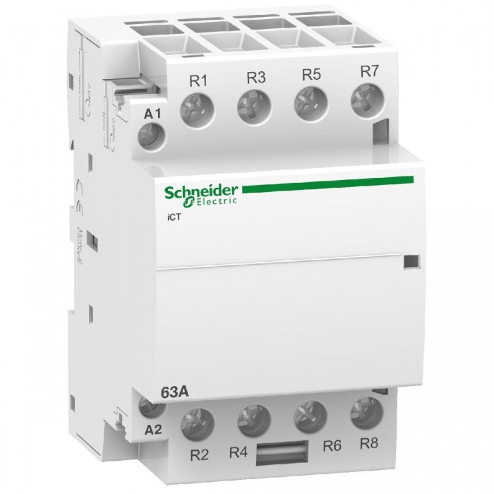 Ρελέ Ισχύος Ράγας 4P 63A 4NC 240VAC A9C20867 SCHNEIDER ELECTRIC