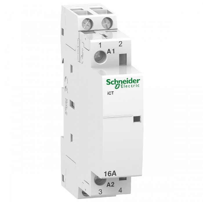 Ρελέ Ισχύος Ράγας 2P 16A 2NO 12VAC A9C22012 SCHNEIDER ELECTRIC